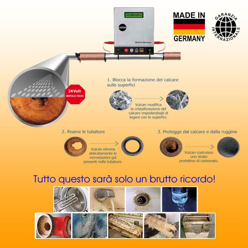 CALMAT: sistema anticalcare elettronico ed ecologico (per tutta la